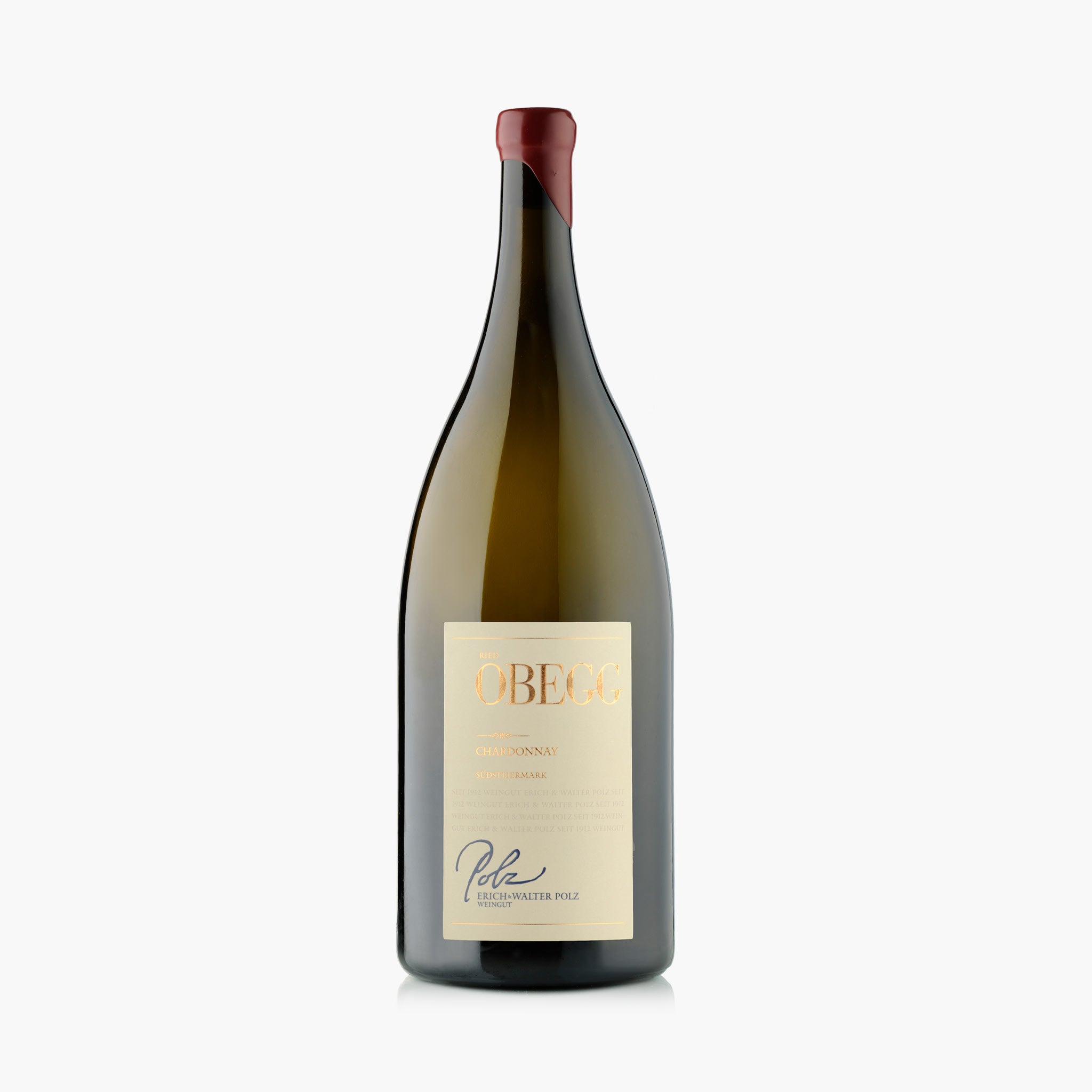 Weingut Polz Ried Obegg Chardonnay 2013 Südsteiermark Riedenwein 3 Liter Doppelmagnum